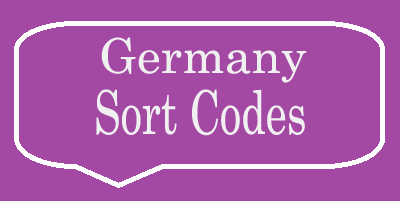 Germany Sort Codes
